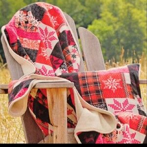 🆕Cozy Fleece Blanket & Matching Pillow